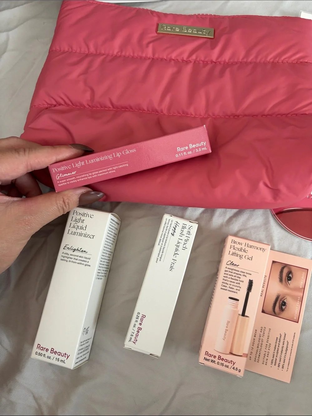 Rare beauty bundle with bag